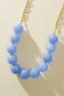 Misty Blown Glass Necklace