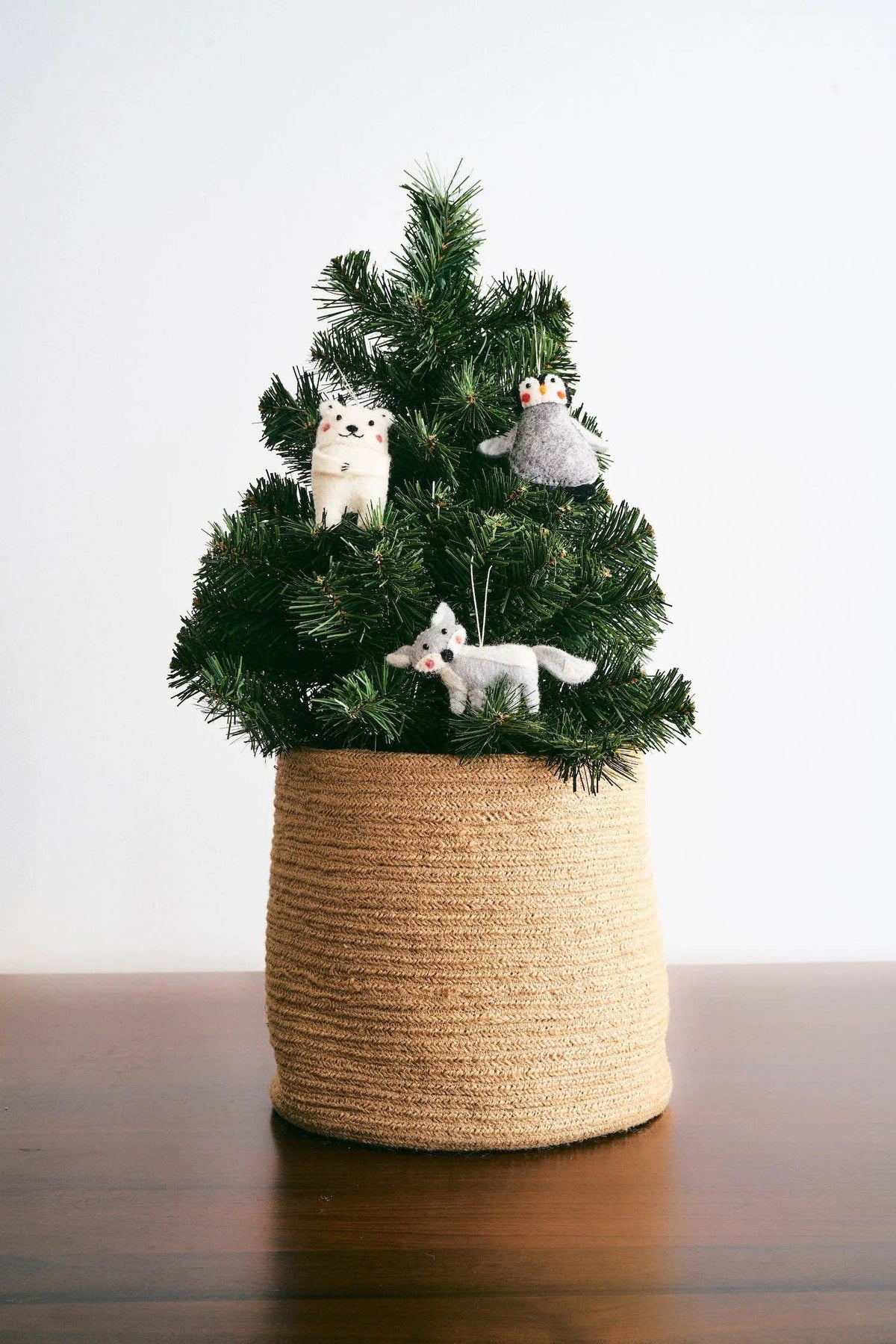 Felt Arctic Animal Ornaments