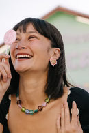 Doily Heart Earrings