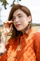Reversible Quilted Jacket, Giraffe
