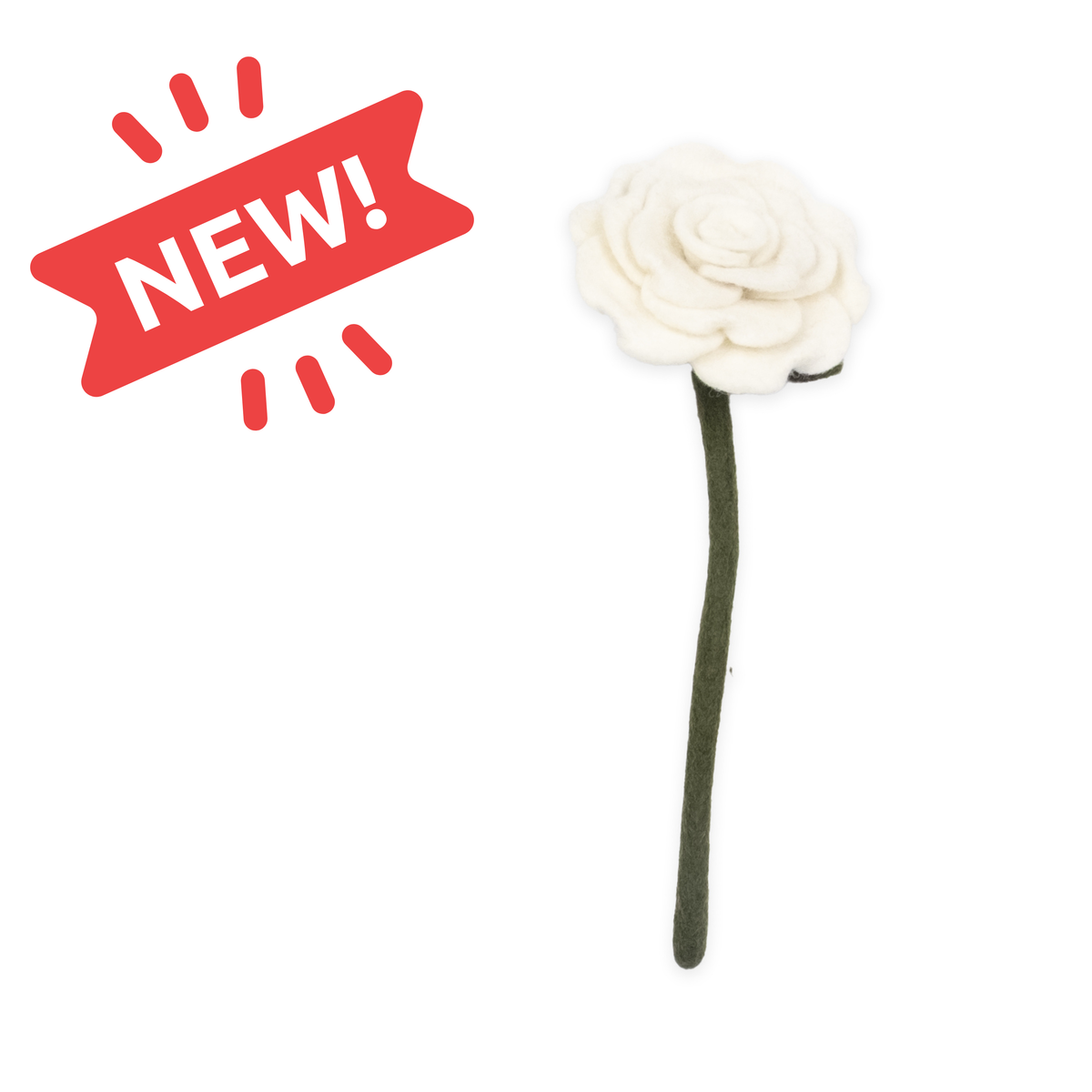 Felt Blooming Rose