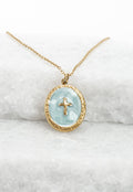 Shine Bright Cross Pendant in Mint