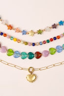 Lucky Star Glass Necklace