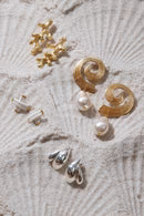 Pearl Swirl Earrings
