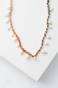Braided Gradient Pearl Necklace