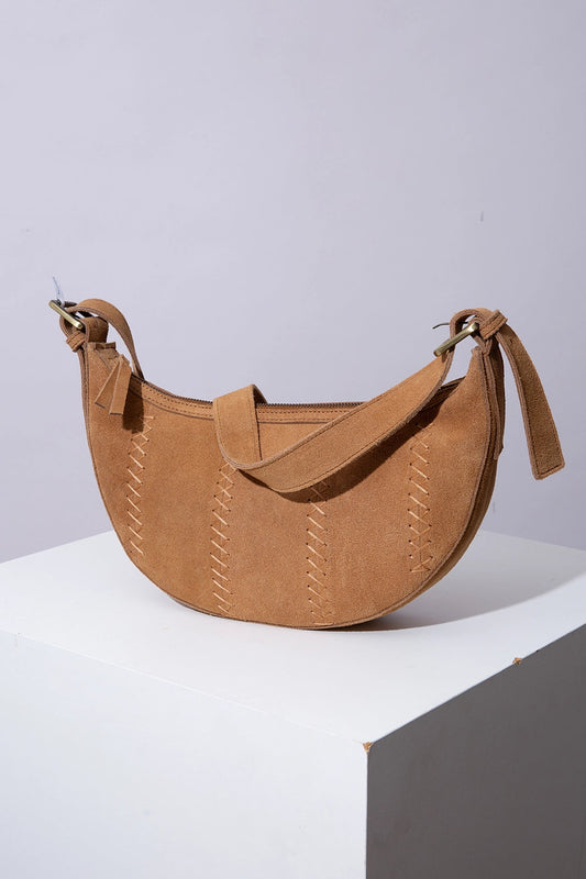 Crescent Sling, Western Suede