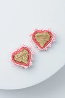 Doily Heart Earrings