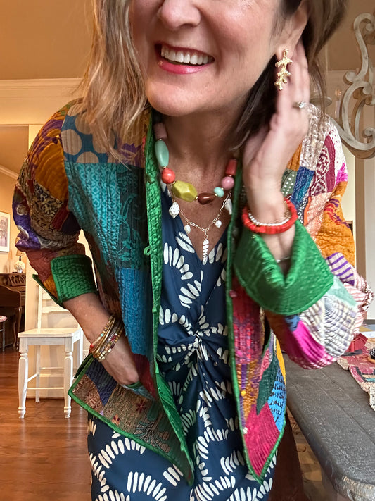 Flourishing World Charm Necklace