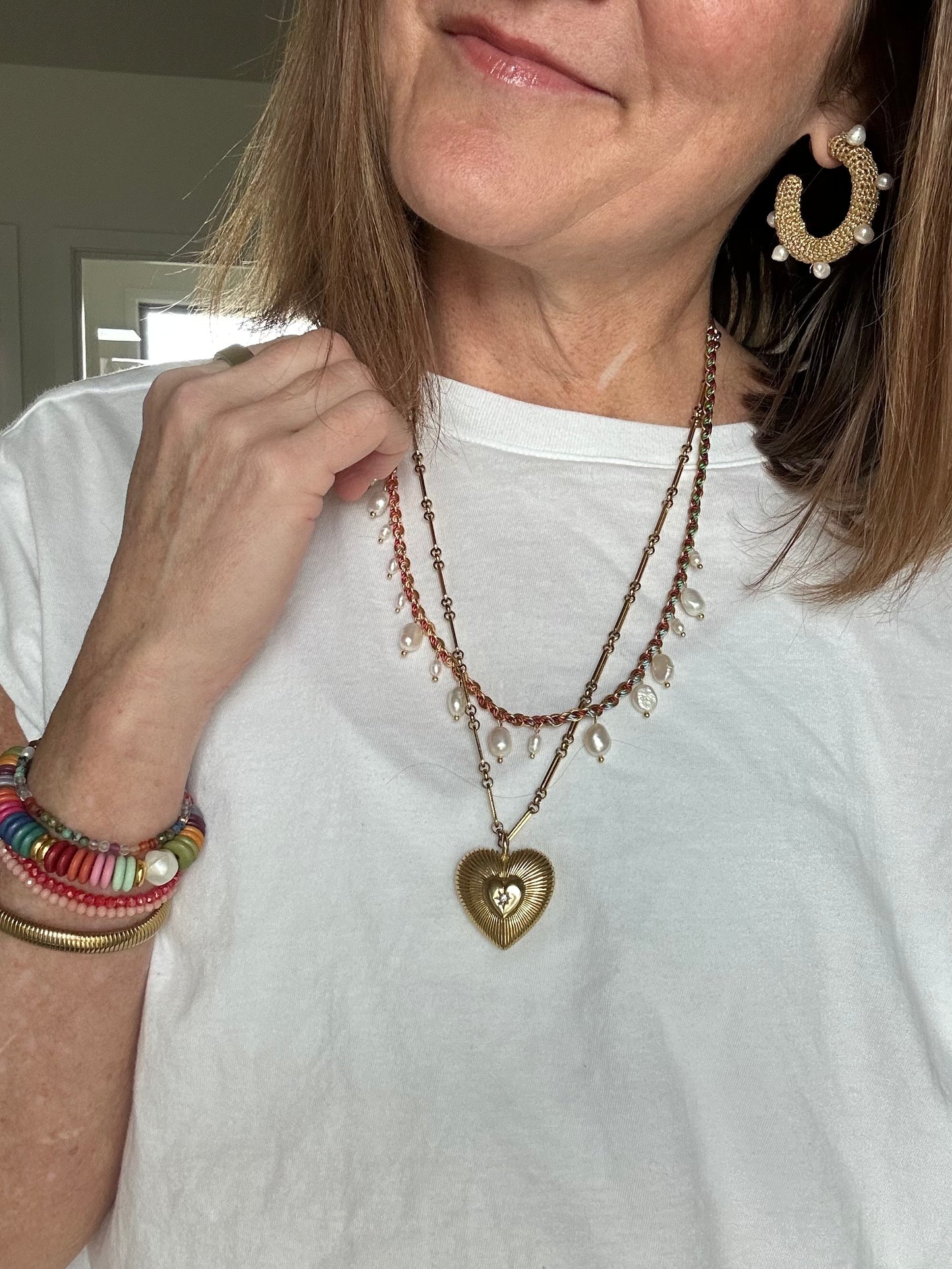Beaming Heart Pendant Necklace