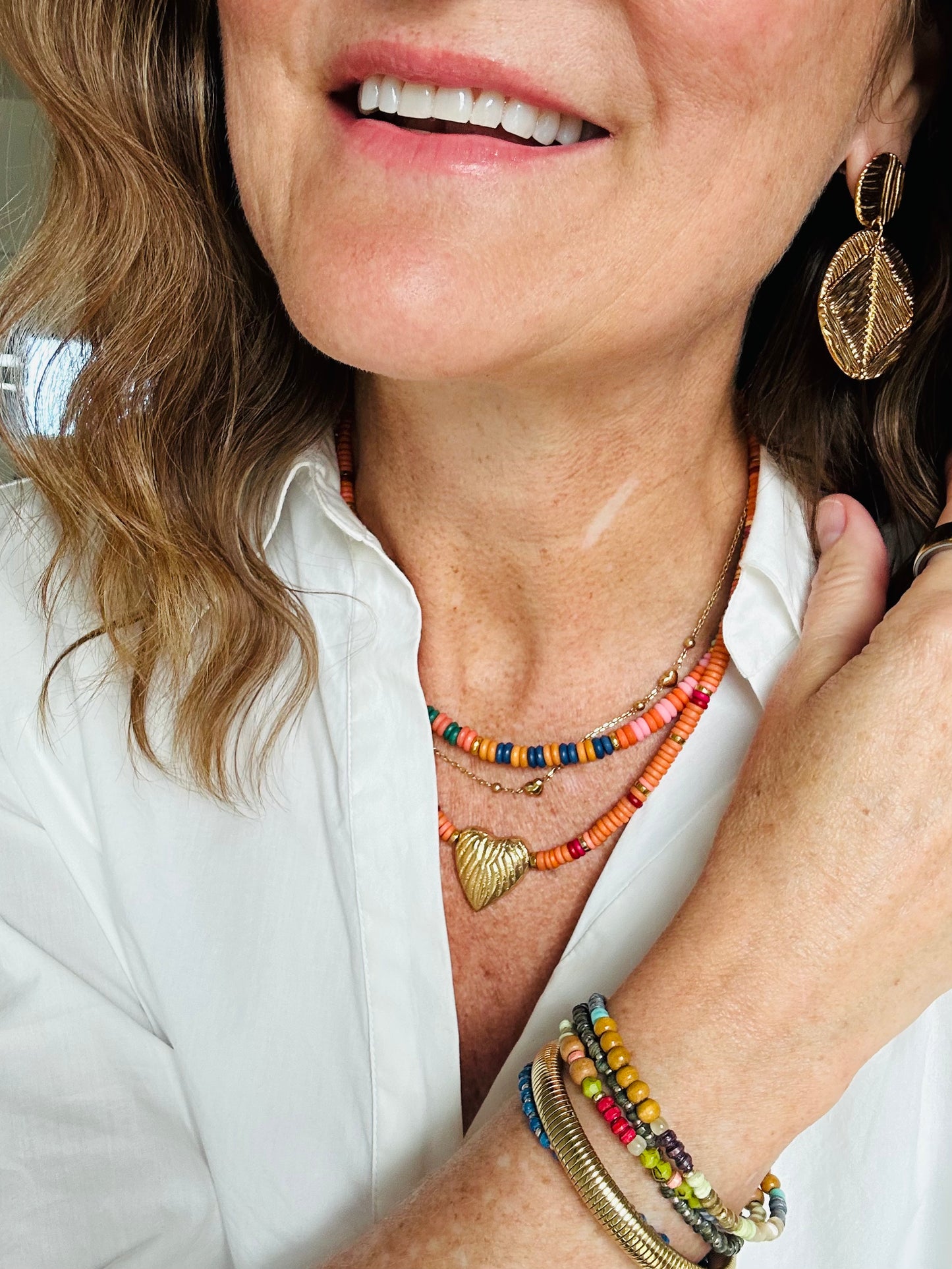 Horizon Heart Necklace Set