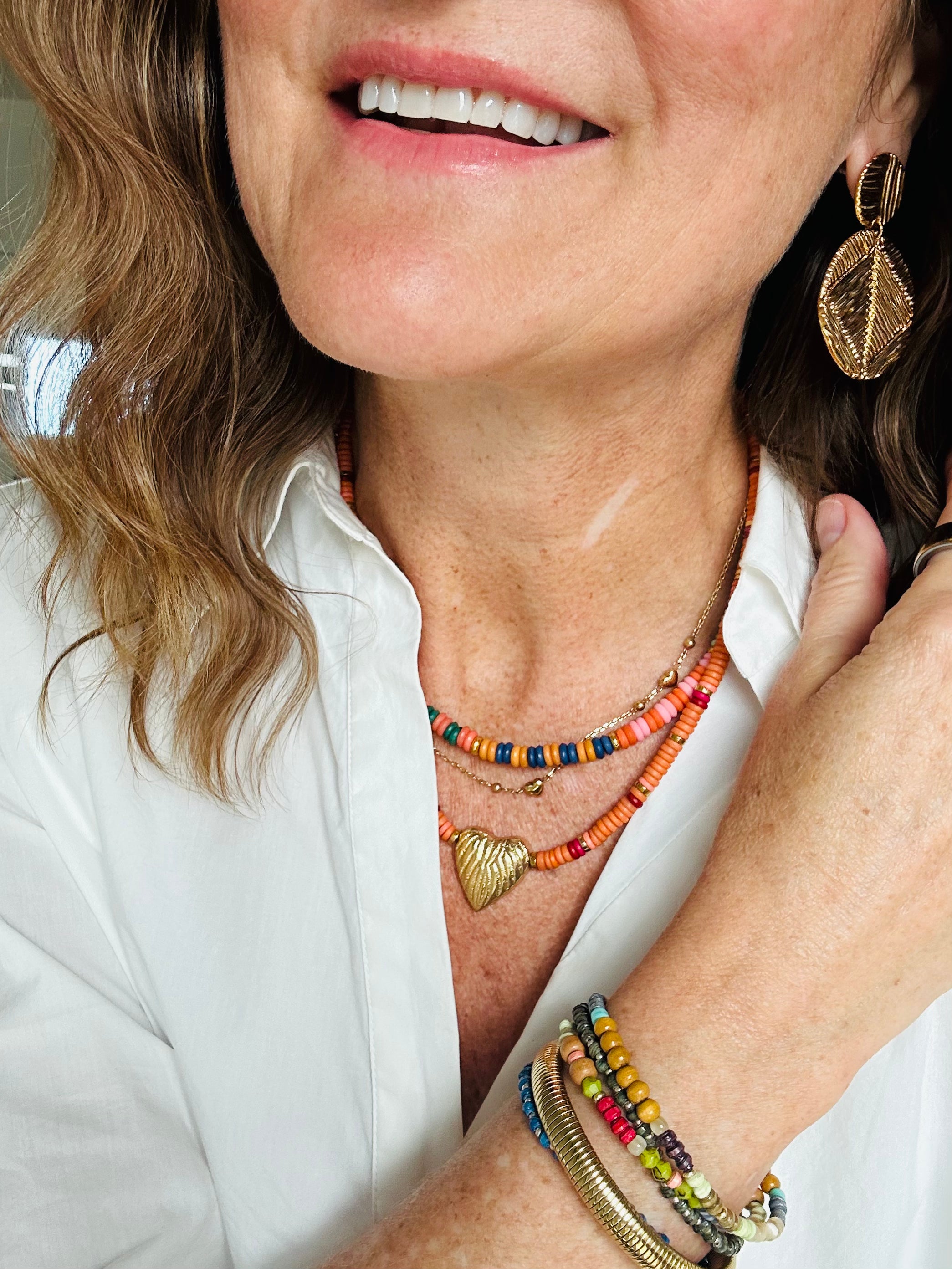 Horizon Heart Necklace Set