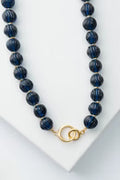 Lucid Glass Necklace, Cerulean