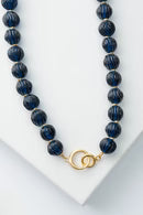 Lucid Glass Necklace, Cerulean