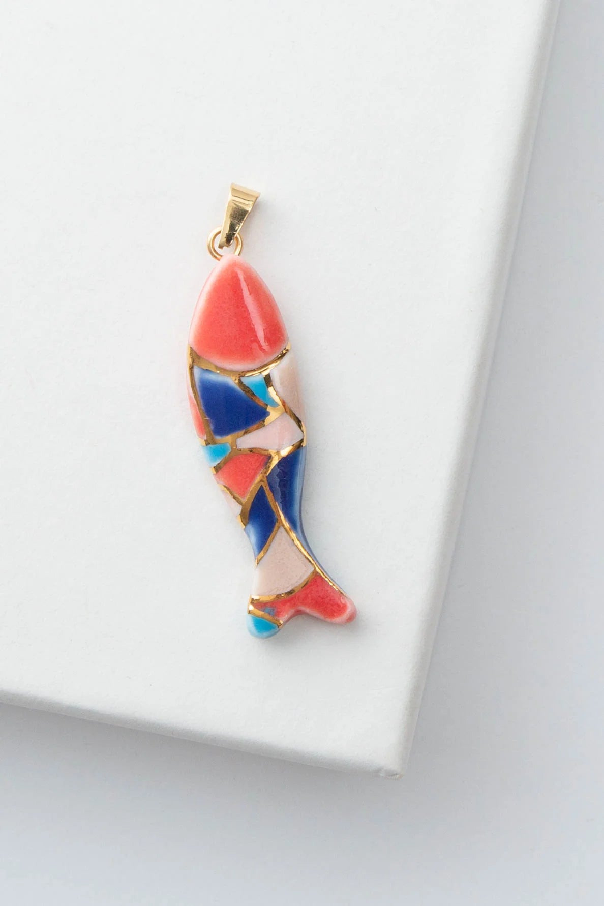 Mosaic Fish Charm