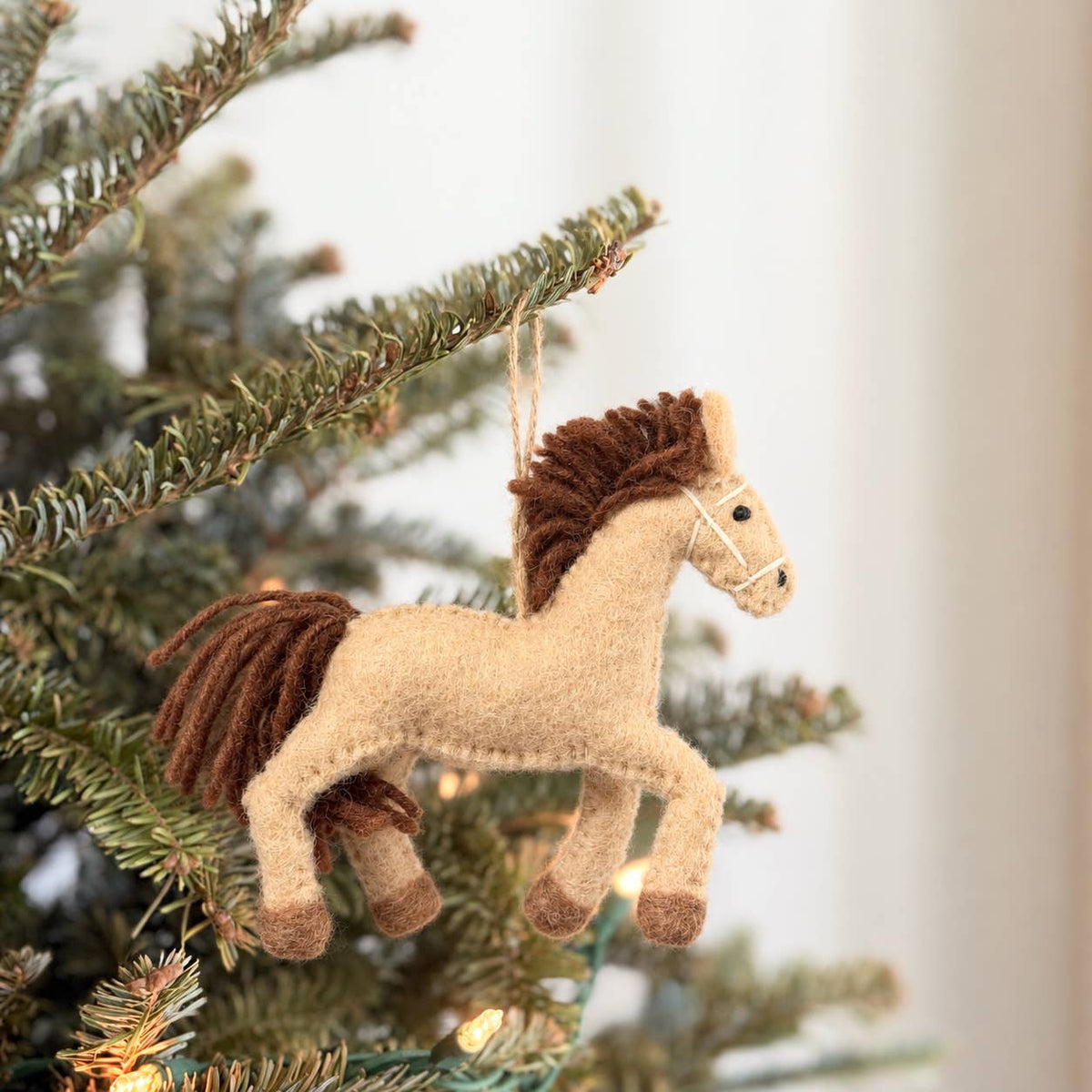 Felt Horse Ornament