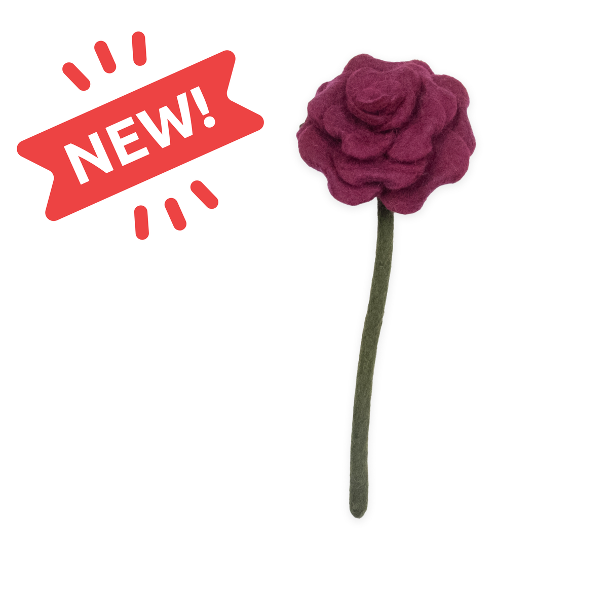 Felt Blooming Rose