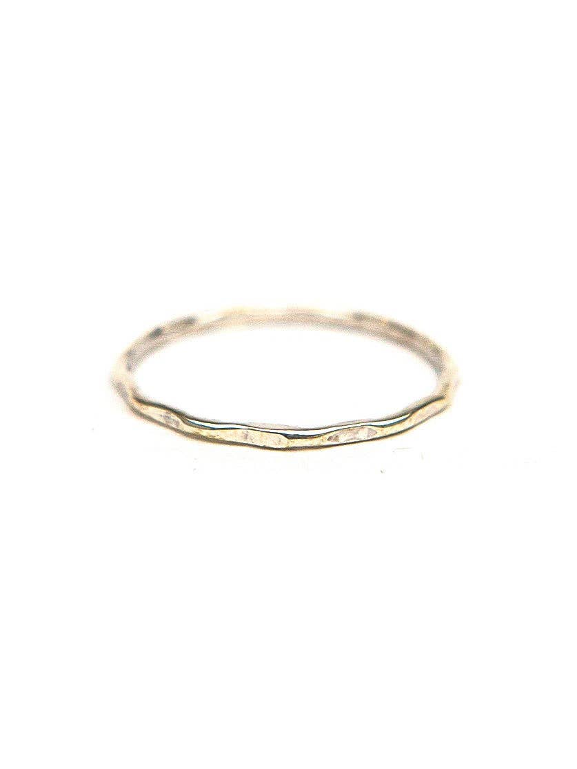 Sterling Stacking Rings - Textured