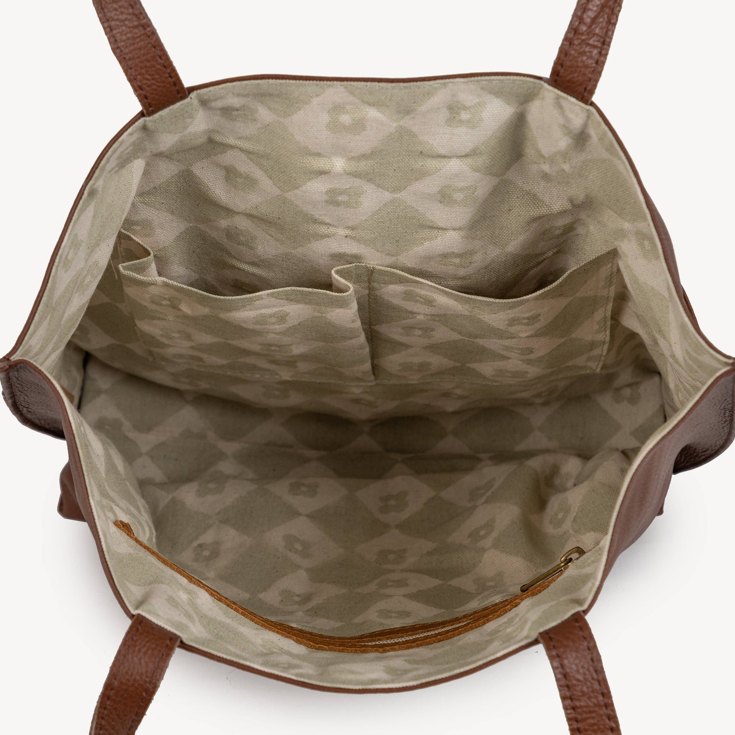Pebbled Leather Everyday Tote - Vintage
