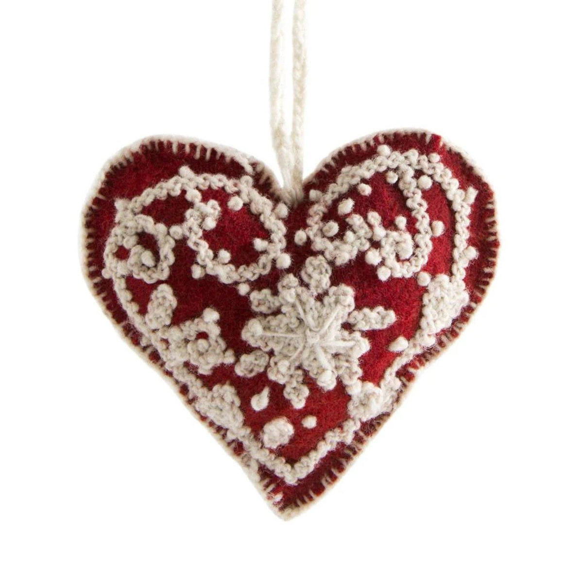 Embroidered Holiday Ornaments
