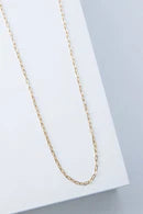 Dainty Paper Clip Chain Necklace