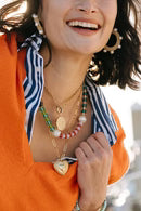 Beaming Heart Pendant Necklace