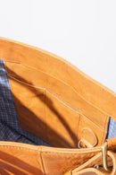 Modern Leather Bucket Tote