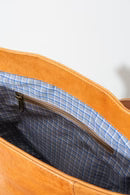 Modern Leather Bucket Tote