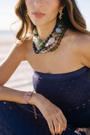 Lucid Glass Necklace, Sage