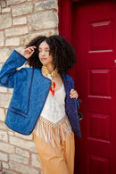 Quilted Stars Denim Jacket