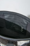 Modern Leather Tote, Cowhide