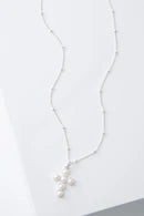 Pearl Cross Necklace