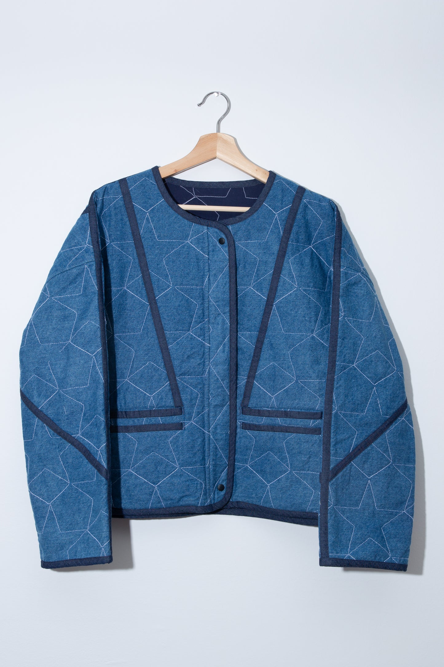 Quilted Stars Denim Jacket