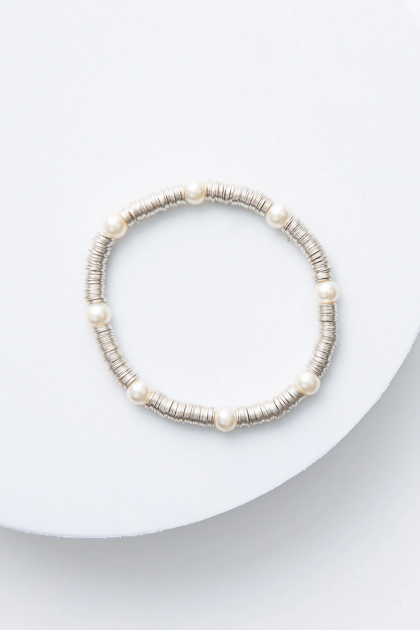 Silver Sequin Bracelet