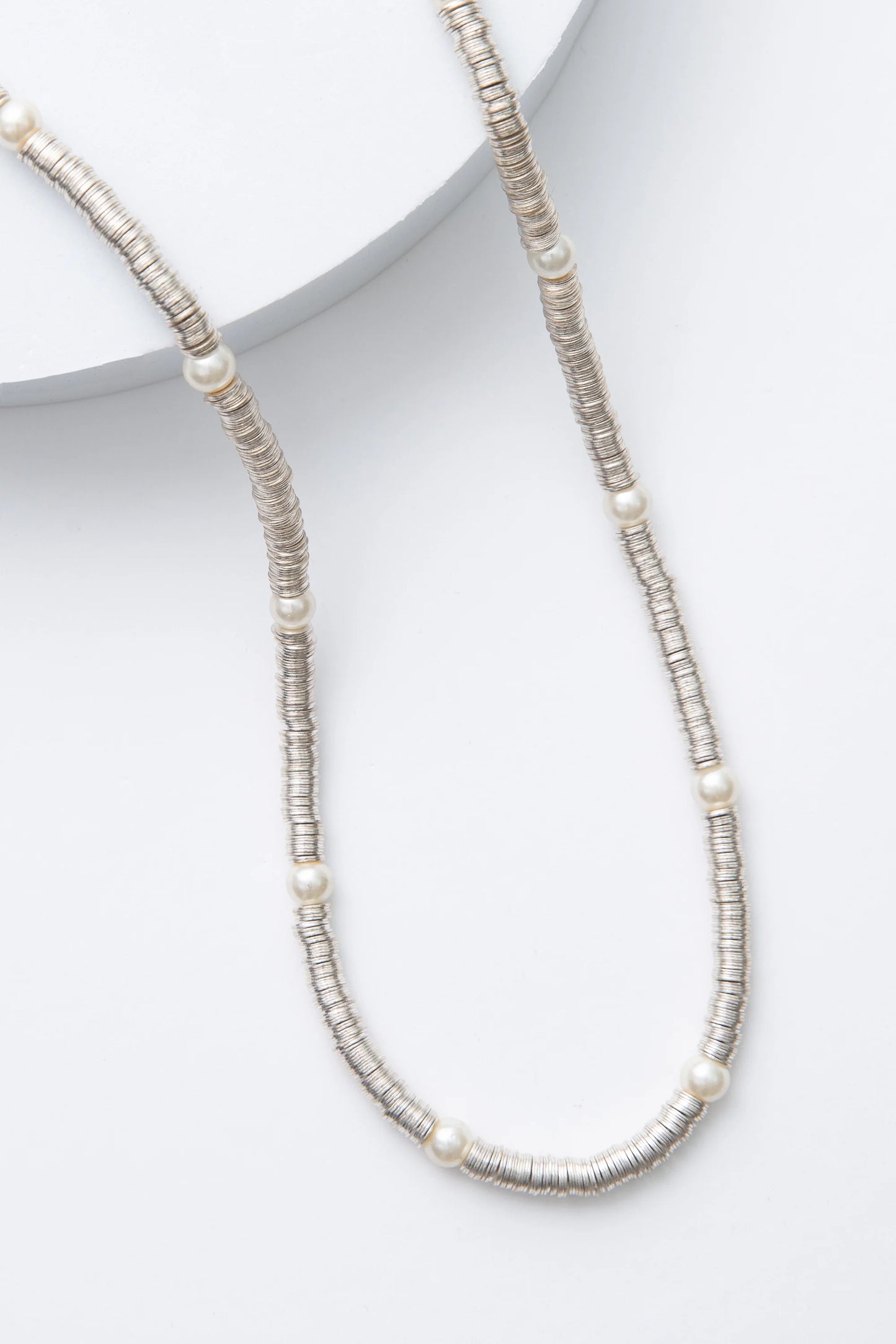 Silve Sequin Necklace
