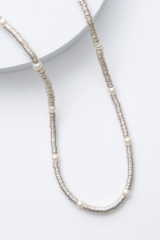 Silve Sequin Necklace